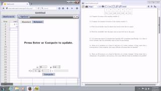 How to use the Binomial Calculator to Compute Probabilities in StatCrunch