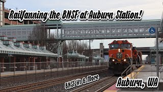 An Afternoon of Railfanning at Auburn Station! | Railfanning Auburn, WA