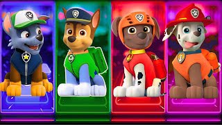 Paw Patrol-Ryder 🆚 Chase 🆚 Marshall 🆚 Zuma 🎶 Tiles Hop EDM Rush