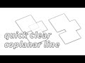 SketchUp quickly clears coplanar lines