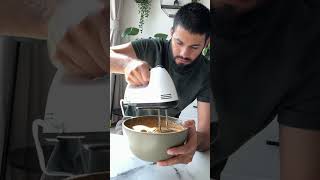 Can you make the fluffiest brown sugar coffee with a electric beater?