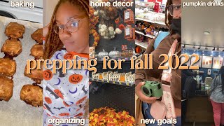 VLOGTOBER | ultimate prep for fall: baking, home decor shopping, trying new starby drink, \u0026 more!