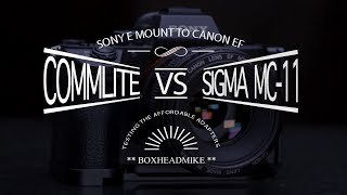 Sigma MC-11 vs Commlite A7iii