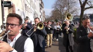 Grachsymphoniker Bummel 2017.03.26 Kleinbasler Rheinufer