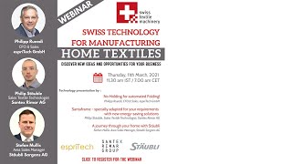 Swiss Technology for home textiles