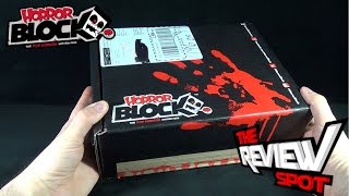 Subscription Spot - Horror Block October 2014 Subscription Box OPENING!