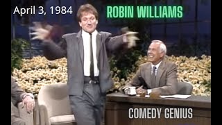April 3, 1984 - Robin Williams Is Out Of Control On The Tonight Show Starring Johnny Carson