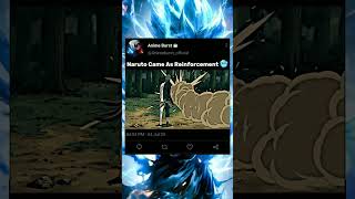 Naruto Came As Reinforcement 🥶 || #shorts #shortvideo #naruto #narutoshippuden #kakashi #viral