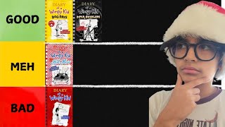 ranking DIARY OF A WIMPY KID BOOKS