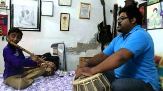 Dipin Raj on tabla and Suleiman on flute,Riaz