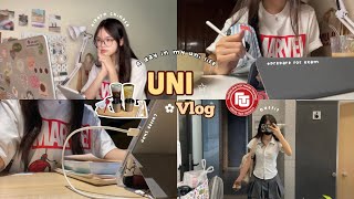 UNI VLOG| Một ngày đi học ở FTU, dậy từ 4h sáng, ôn thi, học Tiếng Trung, ăn pizza, đi cafe,…#vlog