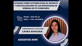 Webinar aprende como automatizar y centralizar las novedades de nomina en tu compañía