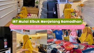 Super Sibuk Menjelang Ramadhan, Berdesak desakan Di Pasar H-2 Puasa