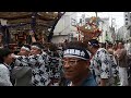 東京　南千住　素盞雄（すさのお）神社　天王祭　上町と志茂の神輿　２０１６．６．４