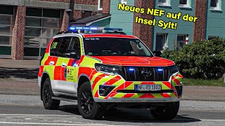 [NEUES NEF FÜR DIE INSEL SYLT!🏖️] Einsatzfahrten DRK Rettungswache Sylt!