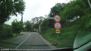 DRIVE #1014: Sinj-Glavice-Bajagić-Bitelić-Dabar (Croatia) (timelapse 4x) *Read Description*