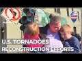 US tornadoes: Reconstruction efforts after dozens killed