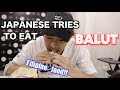 JAPANESE TRIES TO EAT BALUT !!!!!(FILIPINO FOOD)