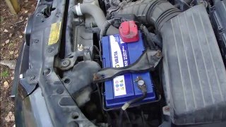 How to change battery Honda Accord. Years 2001 to 2010.