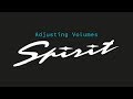 How to adjust volumes on the Spirit - Kees van der Westen