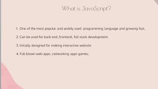 Introduction to JavaScript-Tutorial 1 in Nepali