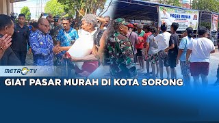 Pemkot Sorong Adakan Giat Pasar Murah