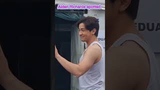 ALDEN RICHARDS SPOTTED! WORK MODE MUNA SI SOYTI #aldenrichards #spotted