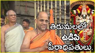 Udupi Peetadhipathi Visits Tirumala | Advaitha Tv