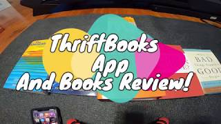 If you love to read books watch this!  ThriftBooks App review!