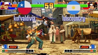 FT5 @kof98: kofvaldivia (CL) vs luiscountry (AR) [King of Fighters 98 Fightcade] Oct 4