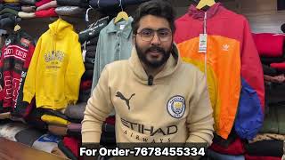 Branded Zipper ₹599 Only 😱 90% Off | Jacket,Sweatshirts,Tracksuit | Branded Clothes Shop In Delhi