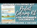 THE PERFECT COLORING KIT FOR BEGINNER COLORISTS | Grizaye Coloring Kit | Adult Coloring