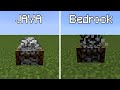 25 Differences Between JAVA Edition and BEDROCK Edition!!