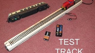 Test Track for 00 or HO Gauge Model Railway - analogue