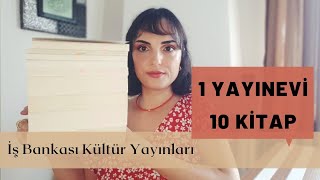 1 YAYINEVİ 10 KİTAP📚 | İş Bankası Kültür Yayınları'nı İnceleyelim🕵🏻‍♀️