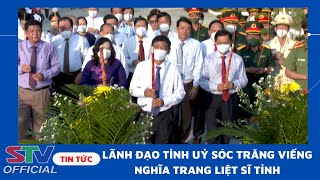 STV - Lãnh đạo tỉnh Sóc Trăng viếng Nghĩa trang Liệt sĩ tỉnh