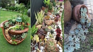 succulent Diy ideas from recycling/succulent porch garden ideas #succulents #gardendecoratingideas