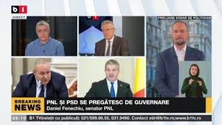 PNL ȘI PSD SE PREGĂTESC DE GUVERNARE - SURSE: CÎȚU TRIMIS SĂ CONDUCĂ SENATUL_Stiri B1_8 nov 2021