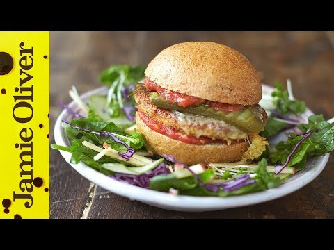 Super Food Tofu Burger | Jamie Oliver Super Food Tofu Burger | Jamie Oliver