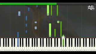 Vangelis - La Petite Fille De La Mer | Adelina Piano synthesia tutorial