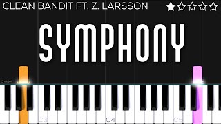 Clean Bandit - Symphony Ft Zara Larsson  Easy Piano Tutorial