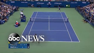 Roger Federer loses to unseeded player in US Open quarterfinals | ABC News