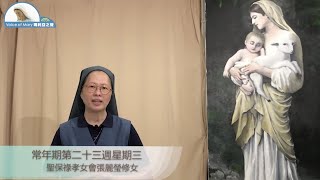 每日聖言分享 【常年期第二十三週星期三 (路　6:12-19)】 聖保祿孝女會張麗瑩修女