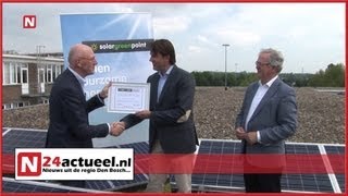 N24actueel - Wethouder Schouten geeft startsein voor zonnepark in Den Bosch