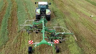 ZAGRABIANIE NA MAZURACH Z SAMASZ TANGO/SILAGE RAKING