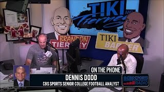 Dennis Dodd, CBS Sports Senior College Football columnist joins Tiki and Tierney