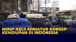 Mirip Asli! Inilah Miniatur Tiga Dimensi Konsep Kehidupan di Perkampungan