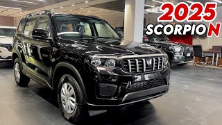 2025 New MAHINDRA SCORPIO N Z4 Updated Model Black Colour || SCORPIO N Base Model Review