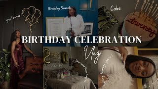 20th BIRTHDAY VLOG!! ( Surprise decorated room, Pictures , Sneaker Ball, Brunch, Cake , + More )