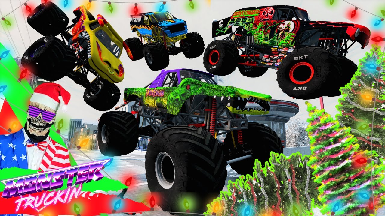Monster Truck Mud Battle 34 Beamng Drive Mace Mace Tv Youtube